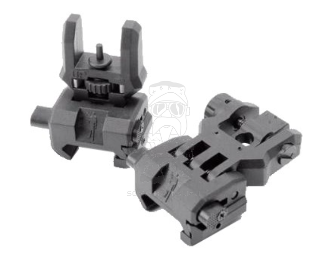 CAA Front & Rear 20mm. Flip Up & Removable Sights Set Kit Tacche di Mira 20mm. Abbattibili ed Amovibili by CAA
