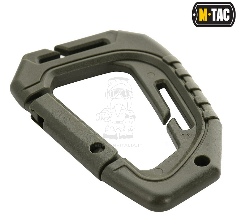Carabiner Tactical Coyote OD Plastic Moschettone by M-TAC