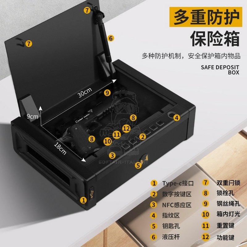 OFFERTE SPECIALI - SPECIAL OFFERS: Cassetta di Sicurezza Portatile SMART Portable Safe Deposit Box by Wosport