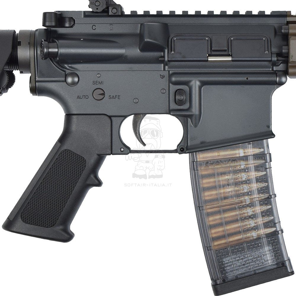 Colt MK18 CGS 10.5" GBB Gas Blow Back Scritte e Loghi Originali Dual Color Black - Bronze by Cyma