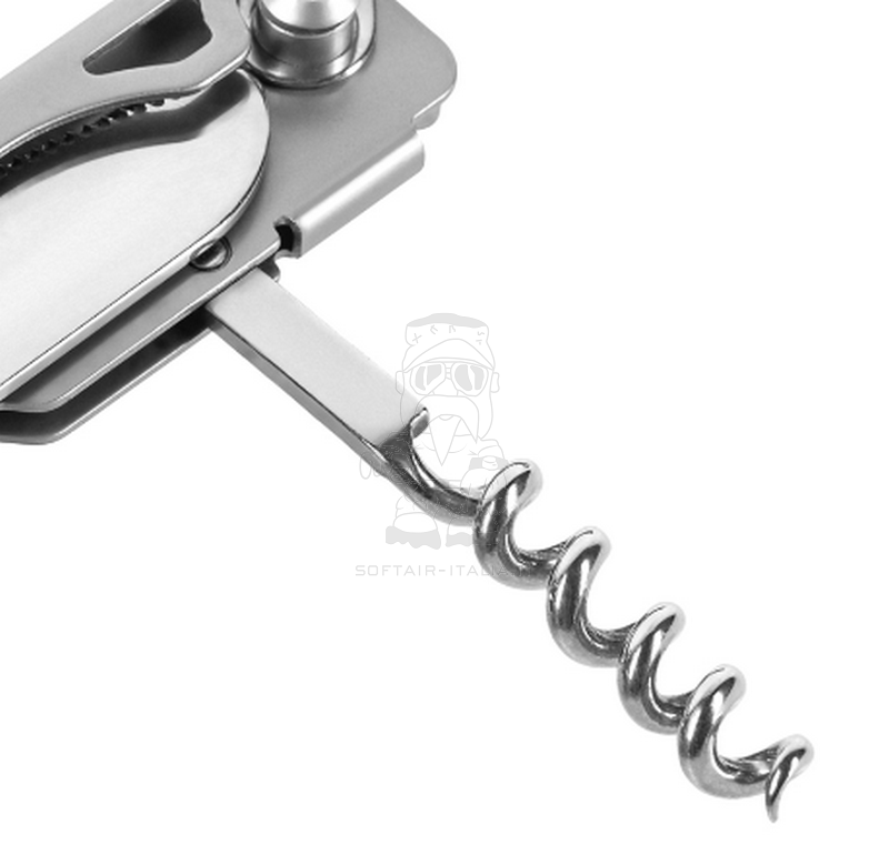 Cutlery Steel Spork Set w. Carabiner by M-TAC