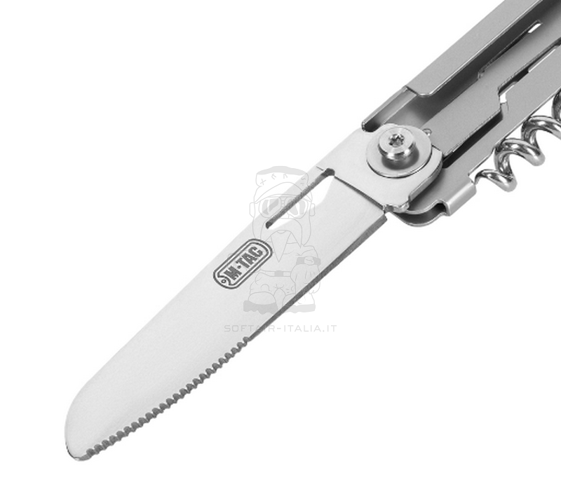 Cutlery Steel Spork Set w. Carabiner by M-TAC