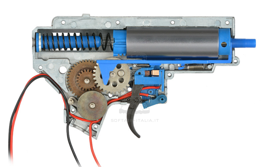 Cyma 8mm. V2 Complete GearBox Completo con Motorino by Cyma