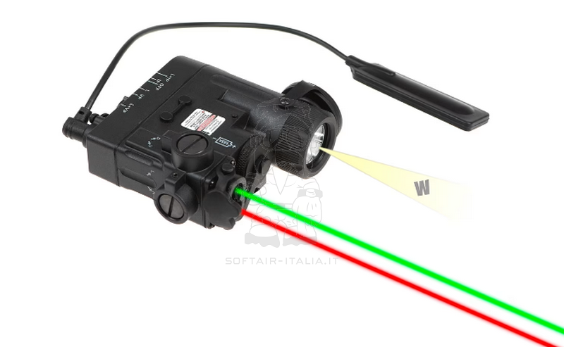 DBAL eMkII Laser Green - Red & Torch Illuminator by WADSN