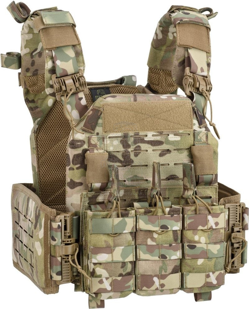 Defcon 5 Storm Plate Carrier Multi Camo 3 Mags Pouch Tasche Porta Caricatori by Defcon 5