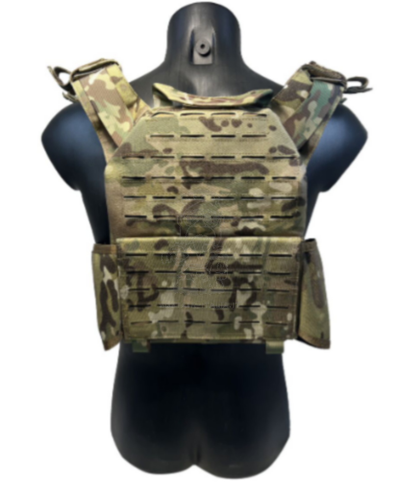 Defcon 5 Storm Plate Carrier Multi Camo 3 Mags Pouch Tasche Porta Caricatori by Defcon 5