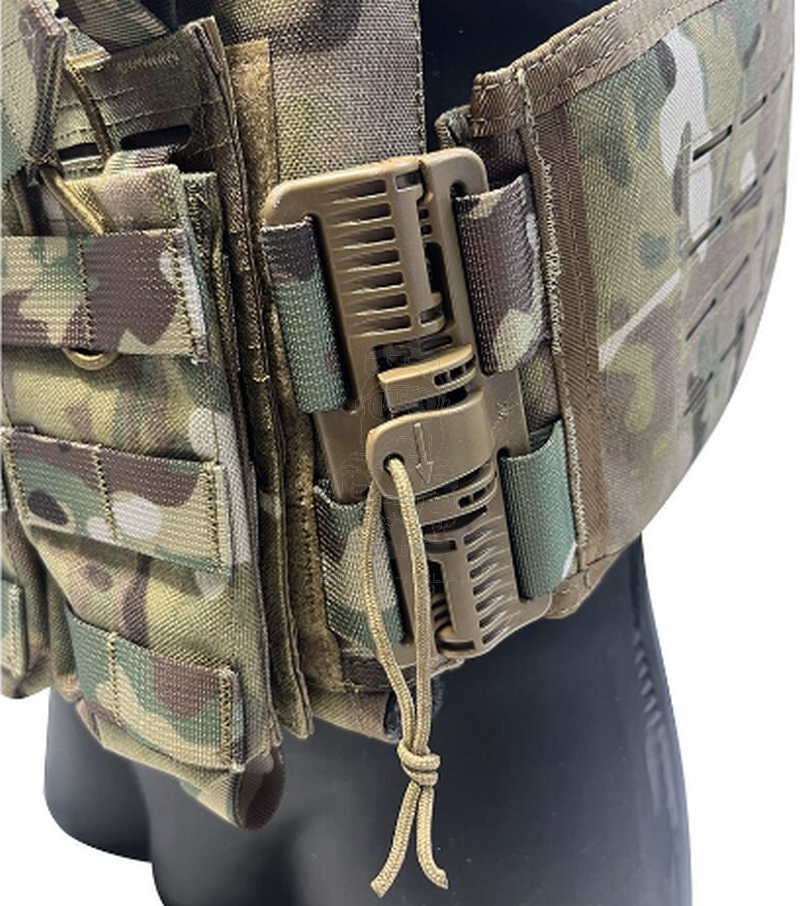 Defcon 5 Storm Plate Carrier Multi Camo 3 Mags Pouch Tasche Porta Caricatori by Defcon 5