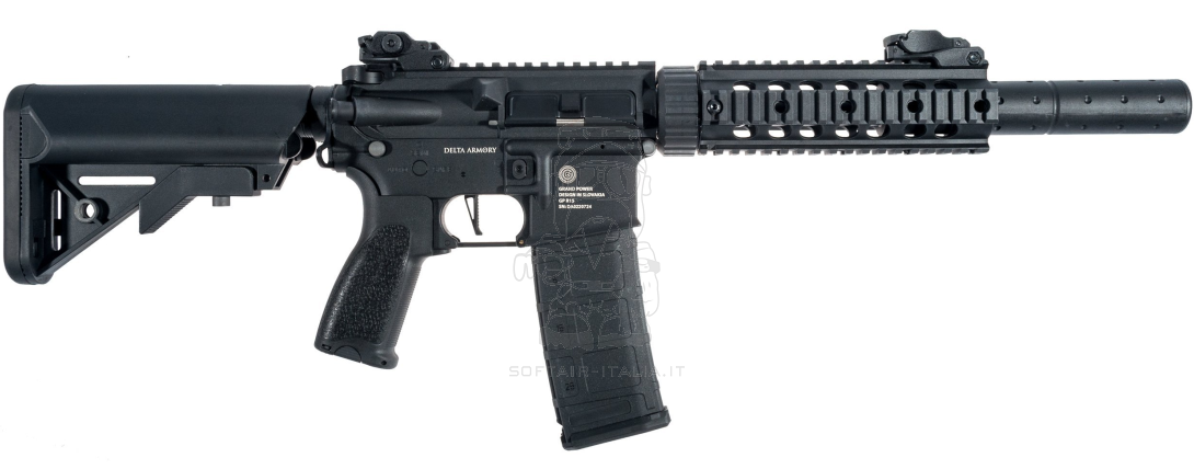 Delta Armory Silent OPS 7inch Grand Power M4 - AR15 AEG by Delta Armory