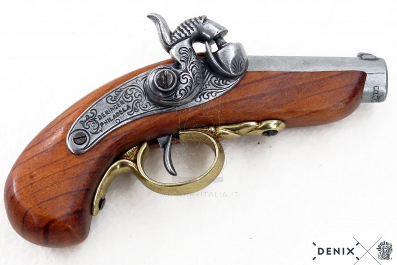 Derringer 1850 Flintlock Lincoln Killer by Denix