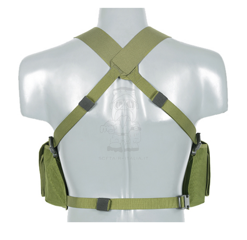 Devgru 90s SEAL Team Six Greenside Operations OD M4 - AK47 - G36 - M14 Chest Rig Cordura 500D by 8Fields