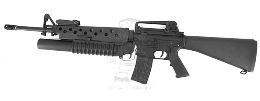 E&C M16A3 w. M203 Grenade Launcher by E&C