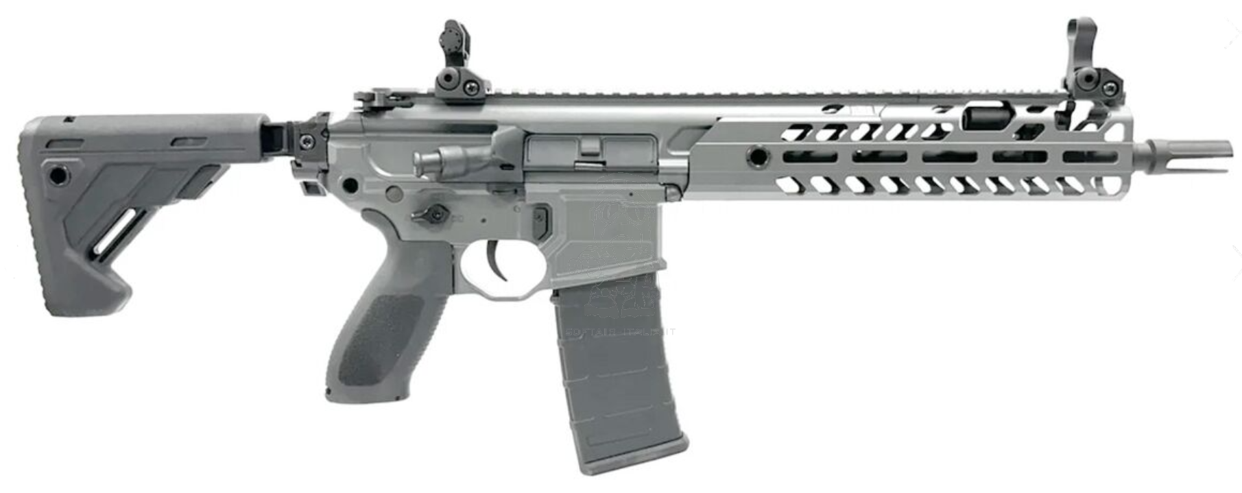 E&C MCX Virtus 10" Type ETU Folding Stock AEG Grey Version by E&C