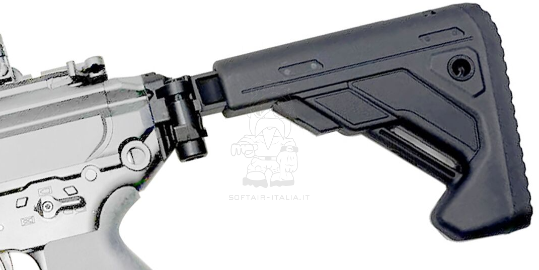 E&C SPEAR Stock 1913 MIL - STD Weaver - Picatinny RIS Folding Stock by E&C