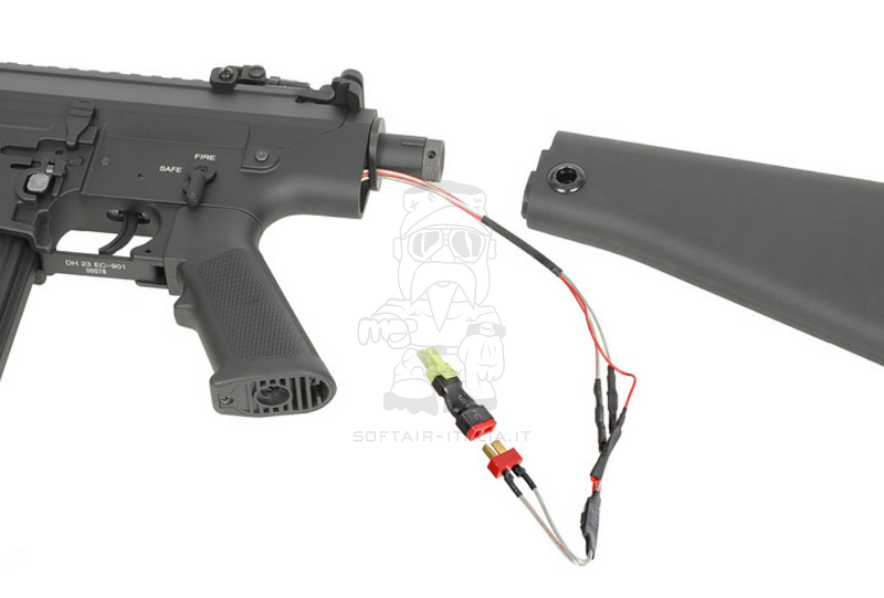 E&C SR25 - EC901 Desert Tan Dark Earth Semi Automatic Sniper Rifle AEG by E&C