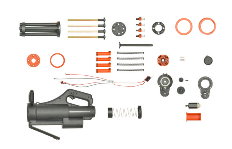 Echo1 - Well Vulcan Gatling WE23-SL Rotary Minigun AEG by Echo1 - Well