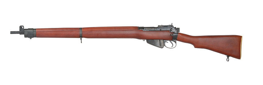 Enfield No.4 Mk I Full Wood & Metal 1:1 Spring Bolt Action Rifle by S&T