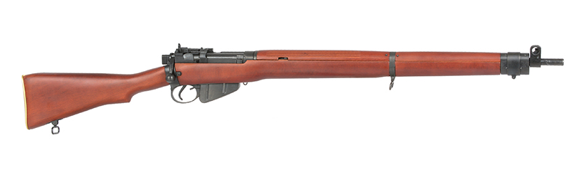 Enfield No.4 Mk I Full Wood & Metal 1:1 Spring Bolt Action Rifle by S&T