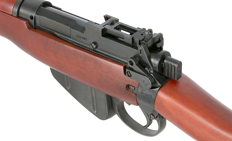 Enfield No.4 Mk I Full Wood & Metal 1:1 Spring Bolt Action Rifle by S&T