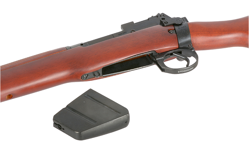 Enfield No.4 Mk I Full Wood & Metal 1:1 Spring Bolt Action Rifle by S&T