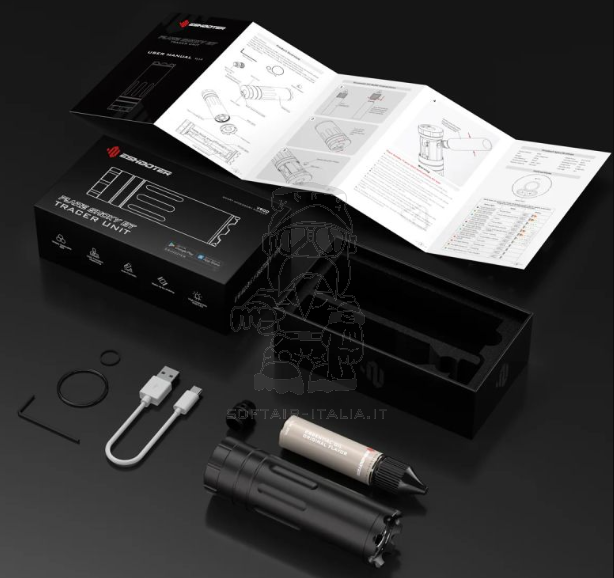 Eshooter Chrono Tracer Blue Tooth BT Flare Smoky Cronograph USB Rechargeable by Eshooter