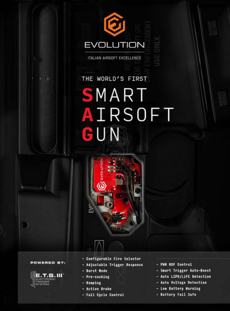 OFFERTE SPECIAL - SPECIAL OFFERS: Evolution M4 Recon XS EMR ETS 3 A AX Mosfet Full Metal AEG by Evolution Airsoft