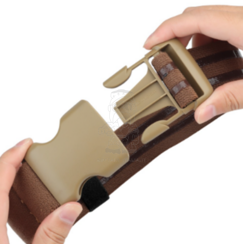Fascia - Cintura Tattica Elastica Antiscivolo Tan per Fondina Pistola by WoSport