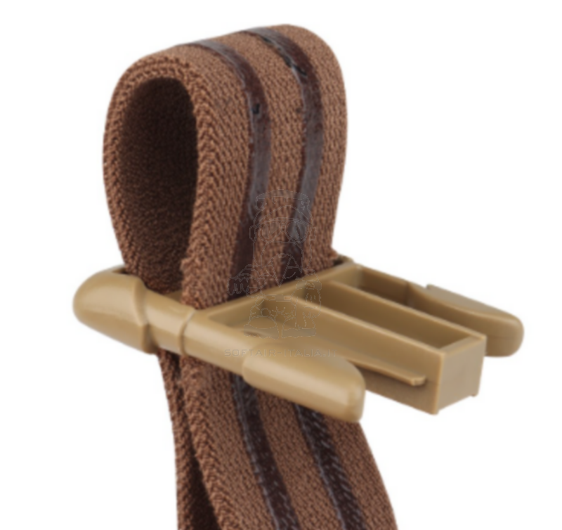 Fascia - Cintura Tattica Elastica Antiscivolo Tan per Fondina Pistola by WoSport