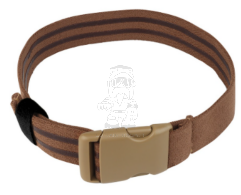 Fascia - Cintura Tattica Elastica Antiscivolo Tan per Fondina Pistola by WoSport