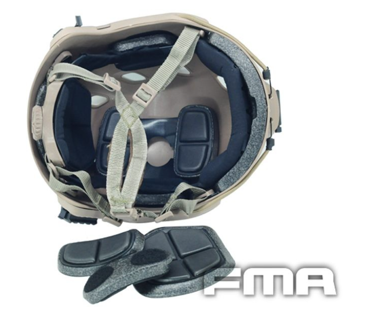 Fast Base Jump Ach Helmet Elmetto Desert Tan by FMA