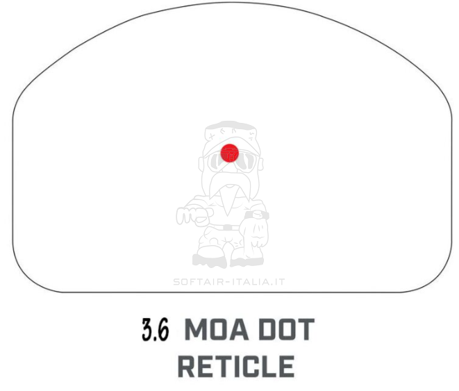 Firefield Ironclad 3.6 MOA Mini Reflex Sight F1 by Firefield