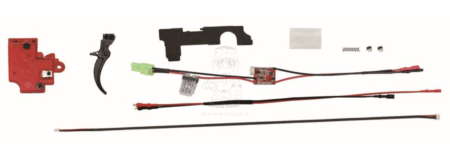 G&G ETU 2.0 MOSFET 4.0 Standard Trigger V2 Gear Box Rear Wired Cavetteria Posterioreby G&G