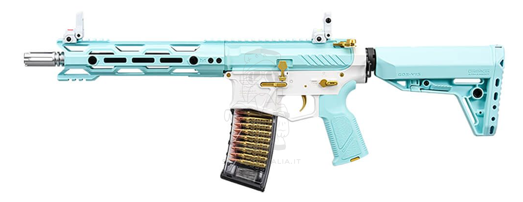 G&G Macaron Blue CM16 Stealth 556 AEG by G&G