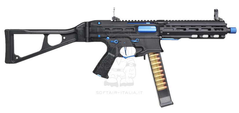 G&G PCC45 Blue Version AR9 - PDW M-Lok ETU - Mosfet AEG by G&G