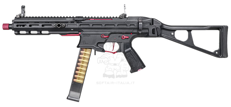 G&G PCC45 Red Version AR9 - PDW M-Lok ETU - Mosfet AEG by G&G