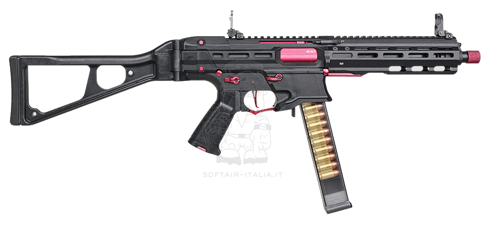G&G PCC45 Red Version AR9 - PDW M-Lok ETU - Mosfet AEG by G&G