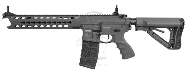 G&G Predator KeyMod GC16 Battle Ship Grey ETU - Mosfet AEG Rifle by G&G