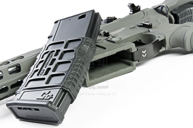 G&G Predator KeyMod GC16 Battle Ship Grey ETU - Mosfet AEG Rifle by G&G