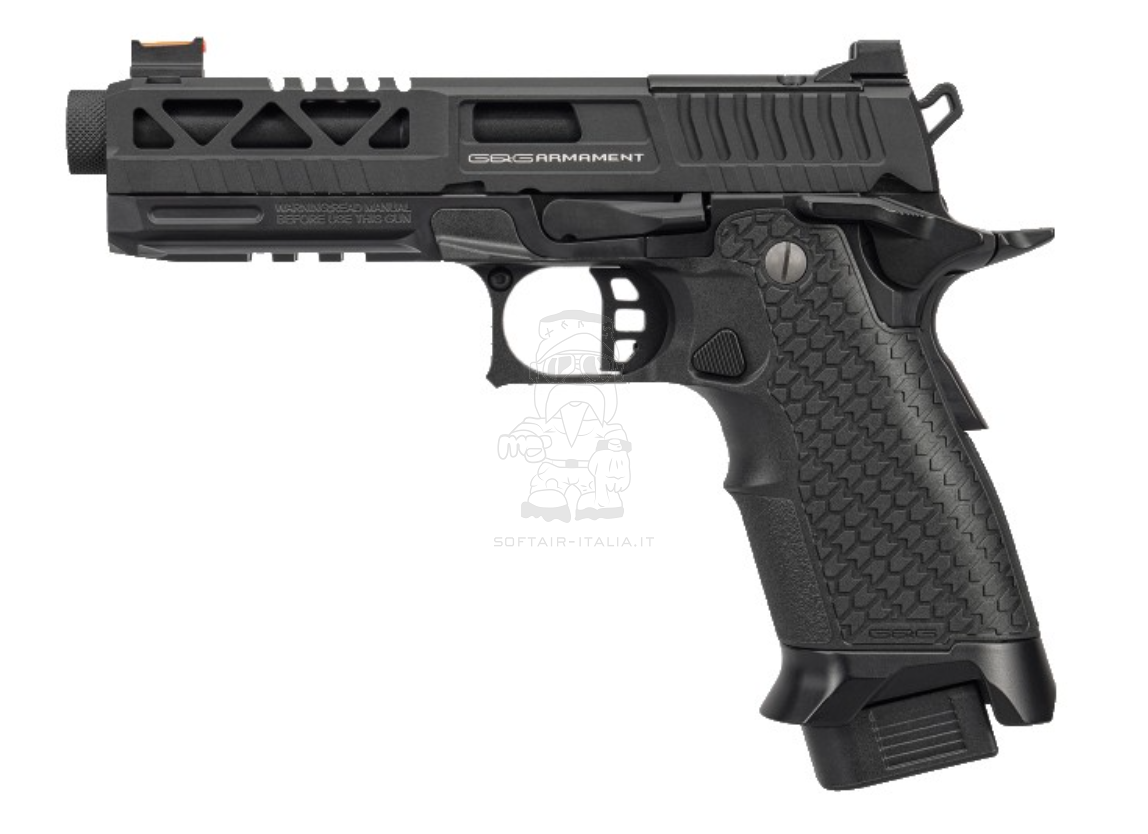 G&G STP45 2024 CP Elite Light Aluminum Custom Version GBB PIstola BlowBack Carrello e Corpo in Alluminio by G&G