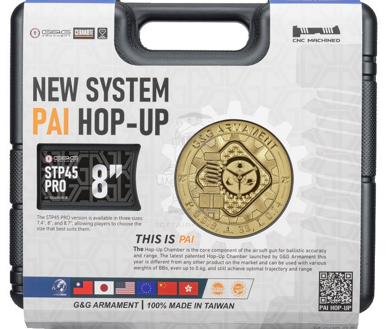 G&G STP45 GBB PRO 8" Cerakote Full Metal Hi-Capa Airsoft Pistol by G&G