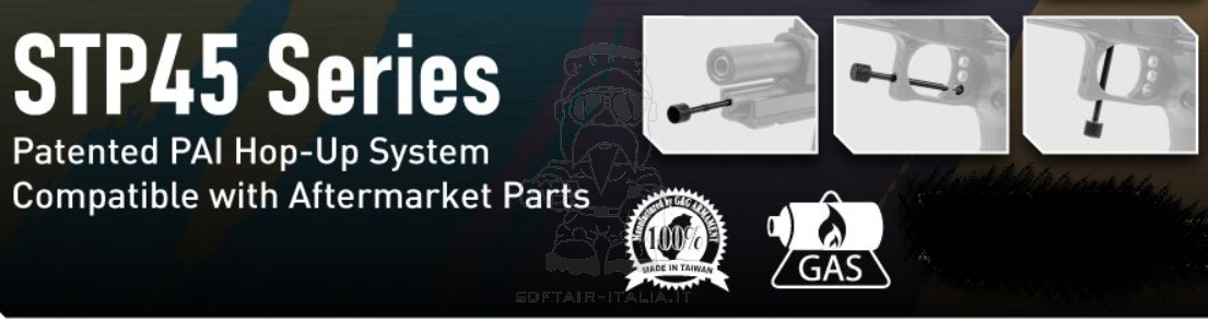 G&G STP45 GBB PRO 8" Cerakote Full Metal Hi-Capa Airsoft Pistol by G&G