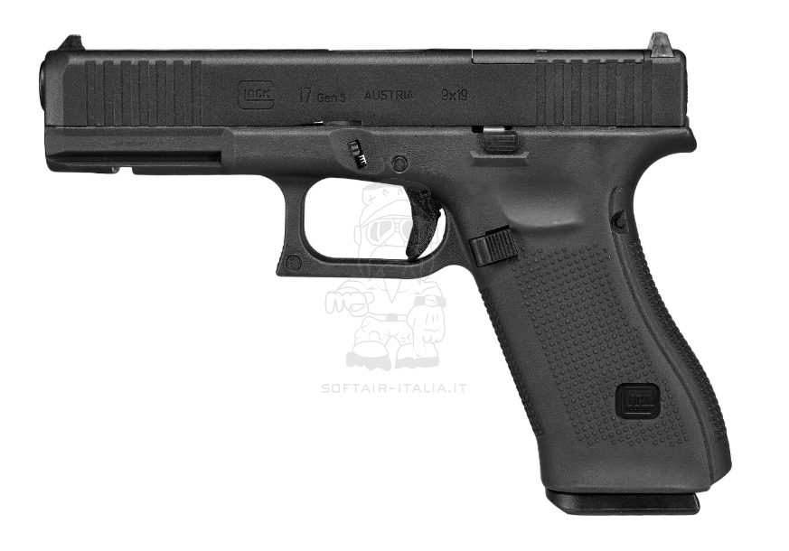 GLOCK 17 Gen 5 Cerakote Metal Slide & MOS Modular Optik System GBB Airsoft Pistol by GHK > Umarex