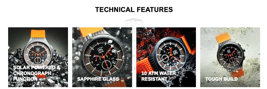 Glock™ Chrono Solar Watch Global by Glock