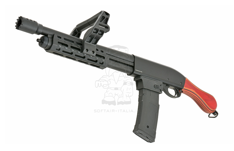 Golden Eagle Alpha Tactical A.T.P The Judgement Pumping Handle 7" M-LOK M4 Mag 1 Joule Gas Shotgun by Golden Eagle