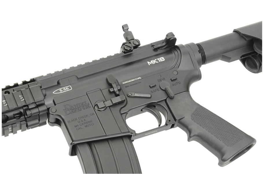 Golden Eagle MK18 Daniel Defense GBBR Black by Golden Eagle