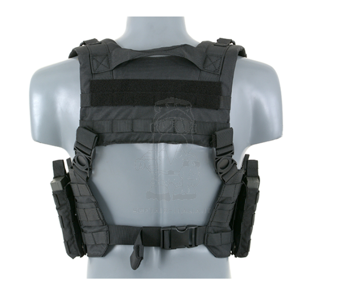 Harness Split Front Chest BK Black by 8Fields