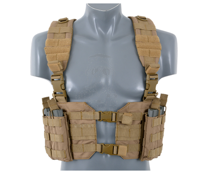Harness Split Front Chest Coyote Tan by 8Fields