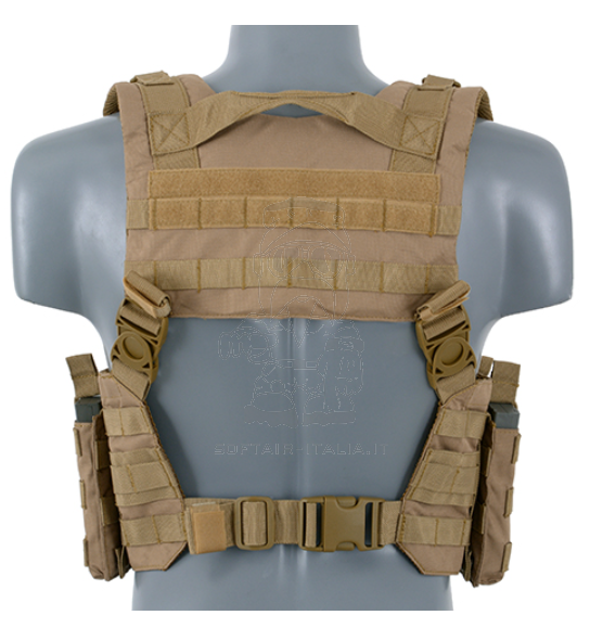 Harness Split Front Chest Coyote Tan by 8Fields