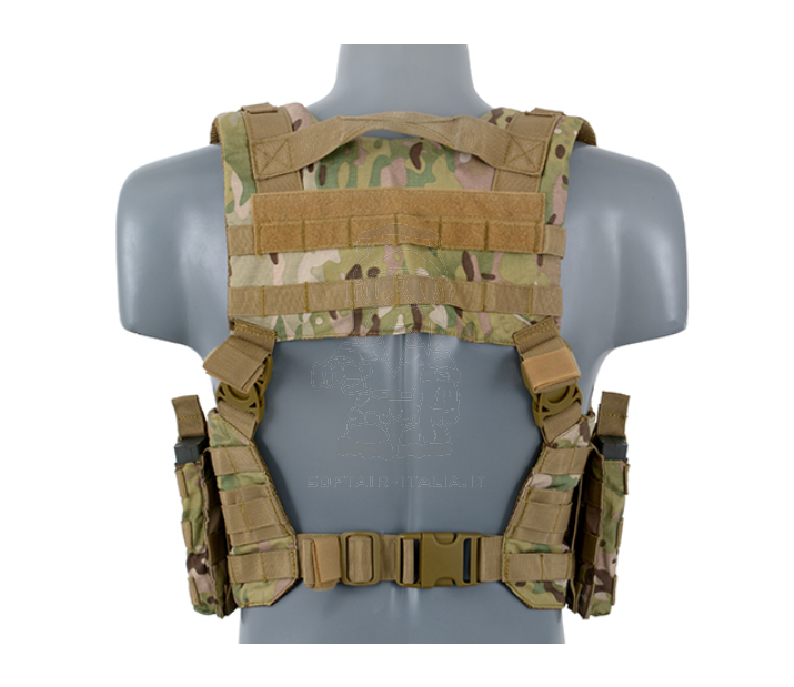 Harness Split Front Chest MC Multicamo by 8Fields