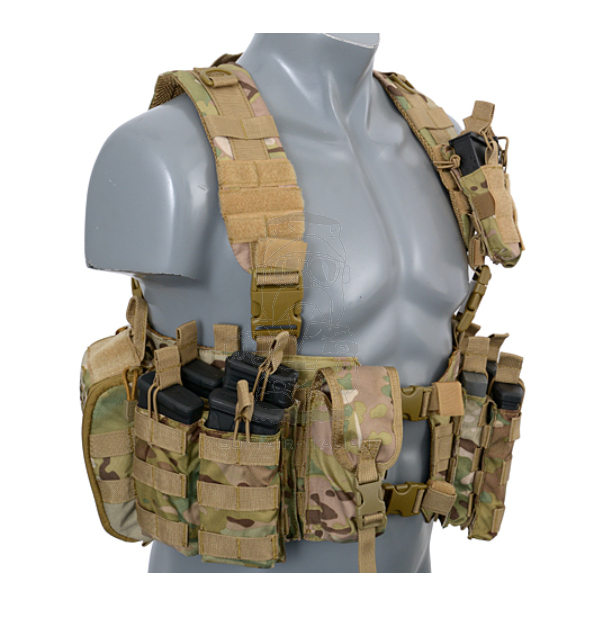 Harness Split Front Chest MC Multicamo by 8Fields