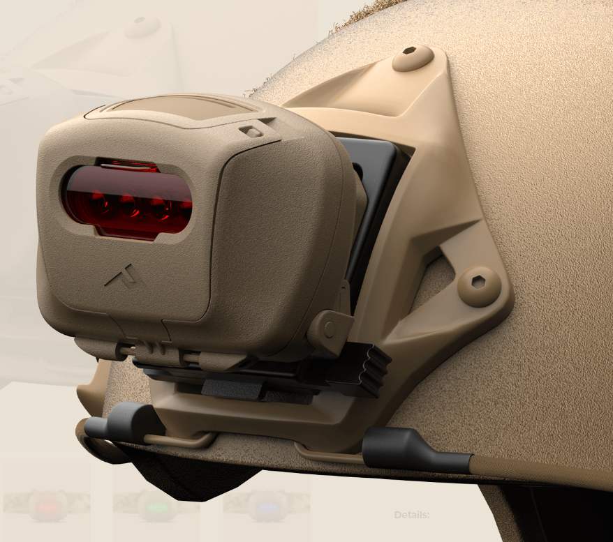 Princeton Tech Head - Helmet Light Quad Tactical MPLS MC Multicam by Princeton Tech